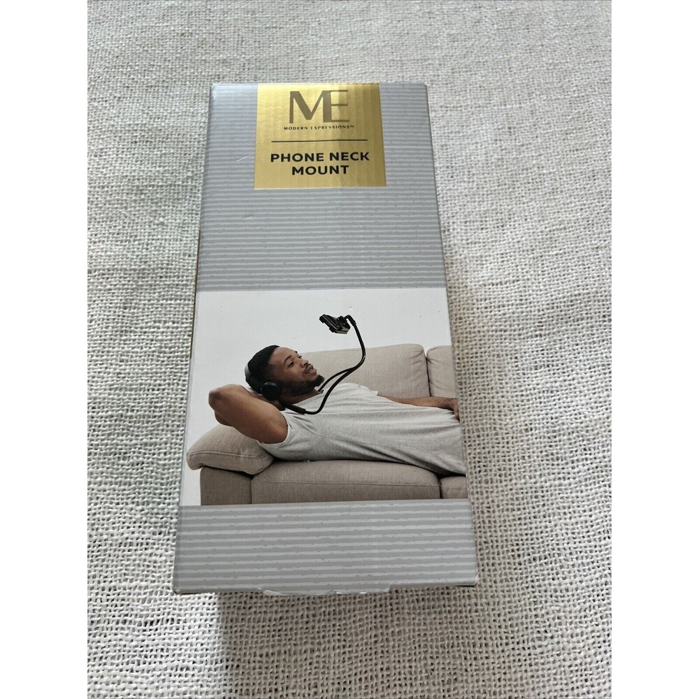 Modern Expression Phone Neck Mount Black NEW Rotates 360 - Soft Neck Cushion